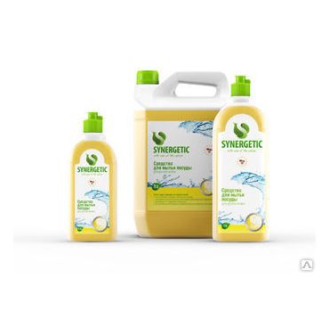 Средство для мытья посуды "Synergetic" Сочный лимон, канистра, 5000 мл 4 шт/кор РОССИЯ 103500