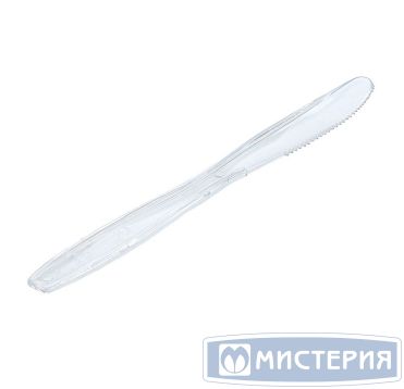 Нож одноразовый 180 мм, прозр., ПС, 10 шт/упак "Buffet" 500 шт/кор РОССИЯ 188255а/