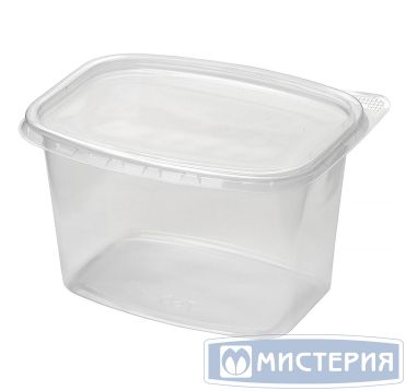 Контейнер 750 мл 1-секц. 138х102х87 мм, без крышки, прозр., ПП, 100 шт/упак "Upax-Unity" 1 000 шт/кор РОССИЯ 138-750