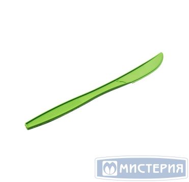 Нож одноразовый 190 мм, зел., кукурузный крахмал, 6 шт/упак "GREEN MYSTERY" 480 шт/кор КИТАЙ XYFD-02G
