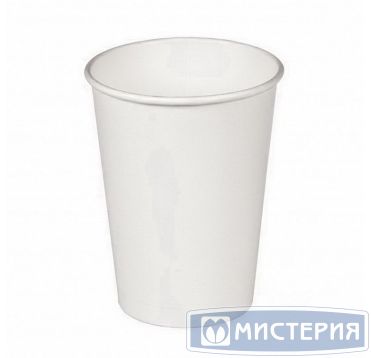 Стакан для холодного и горячего, 0.4л, белый, картон