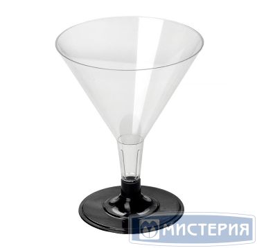 Бокал для мартини 100 мл, прозр., ПС, 6 шт/упак "Buffet" 96 шт/кор РОССИЯ 1008