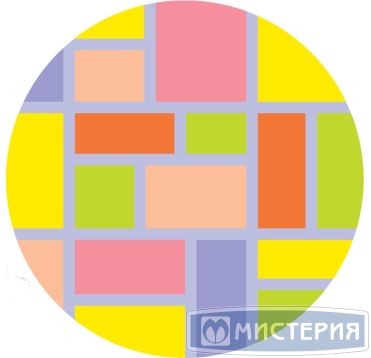 Тарелка одноразовая мелкая d180 мм, диз. "Смальта", карт. лам., 6 шт/упак "Buffet Party" 150 шт/кор РОССИЯ