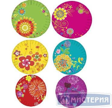 Тарелка d=180 мм дизайн Цветочная коллекция