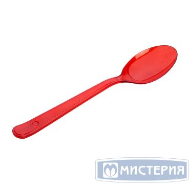 Ложка одноразовая Кристалл 180 мм, красн., ПС, 50 шт/упак 2 500 шт/кор РОССИЯ 4010