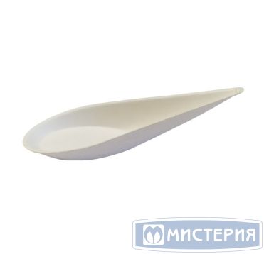 Форма для фуршетов 15 мл 105х37х15,5 мм, диз. "Капля", бел., сах. тростник, 50 шт/упак 4 200 шт/кор КИТАЙ TM-Y009