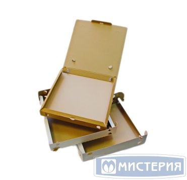 Коробка для пиццы 323х323х35 мм, бел., микрогофрокарт.Т-23 Е, 100 шт/кор РОССИЯ