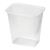 Контейнер прямоугольный 108х82х106мм, 500 мл, полупрозрачный 
