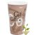Одноразовый стакан для холодного и горячего, 0.4л, верхний d 90мм нижний d 60мм, h 135мм, 295+18г/м2, "coffee", с рисунком, однослойный, картон